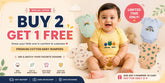 Buy 2 Get 1 FREE – Premium Baby Cotton Rompers (Soft & Breathable 0–12 Months)