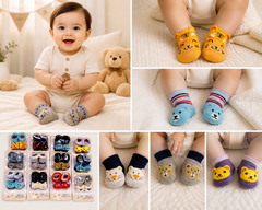 Buy 1 Get 1 FREE Baby Socks (0–3 Months) – Soft & Comfortable | Rs. 850 Only